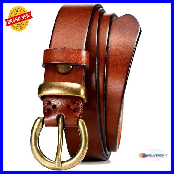 Full Grain Leather Belt Women 1.1\